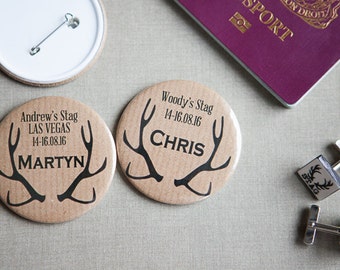 Personalised Stag Do Big Bold Badge