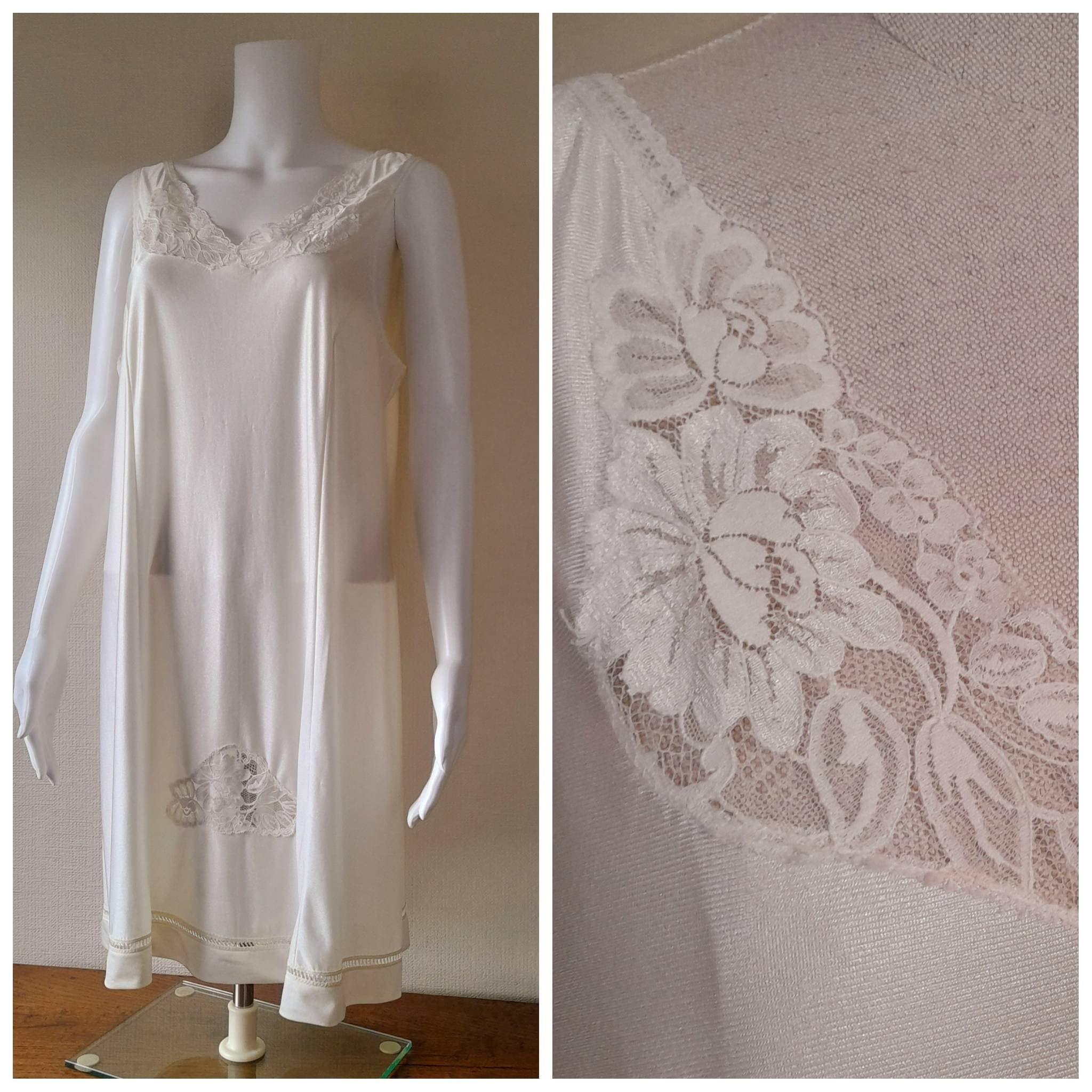 Vintage 1960s 'Glamourette' Italian Made Nylon Bas Taille 10,5 Non