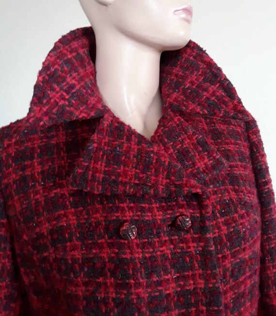 Vintage Suit Two Piece Skirt Set 70s Rogant Wool B