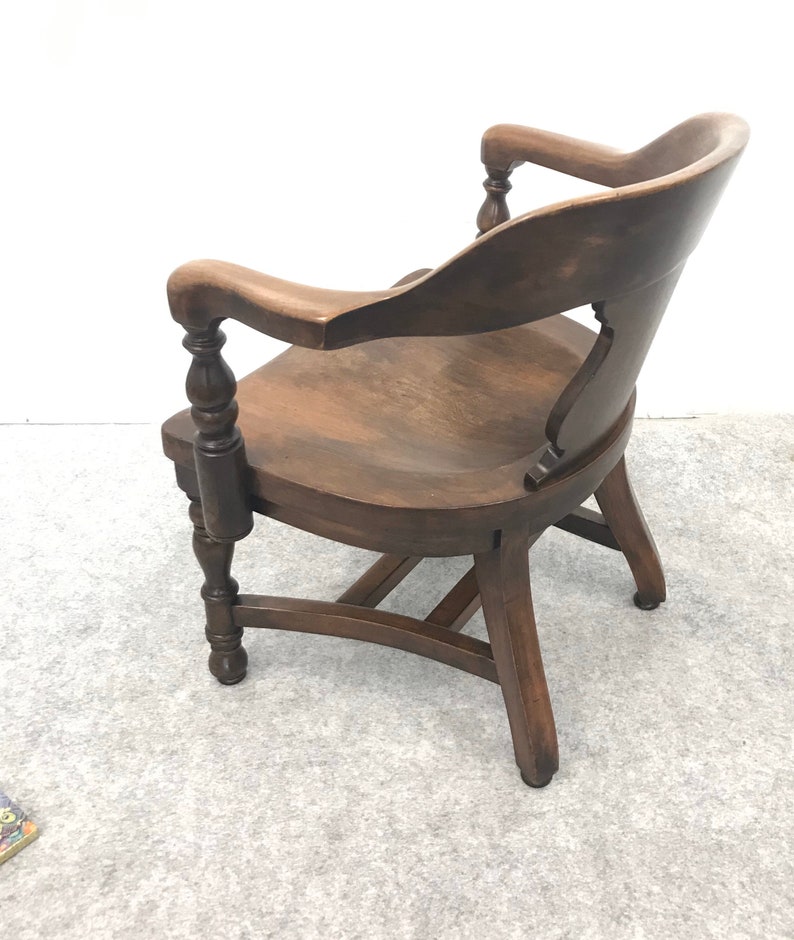 Child's Gunlocke Library Chair/ Child Size Bankers Etsy