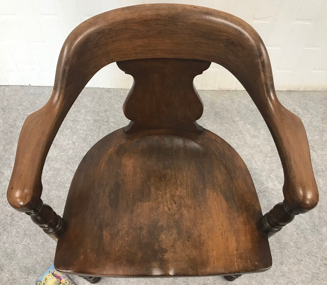 Child's Gunlocke Library Chair/ Child Size Bankers Etsy