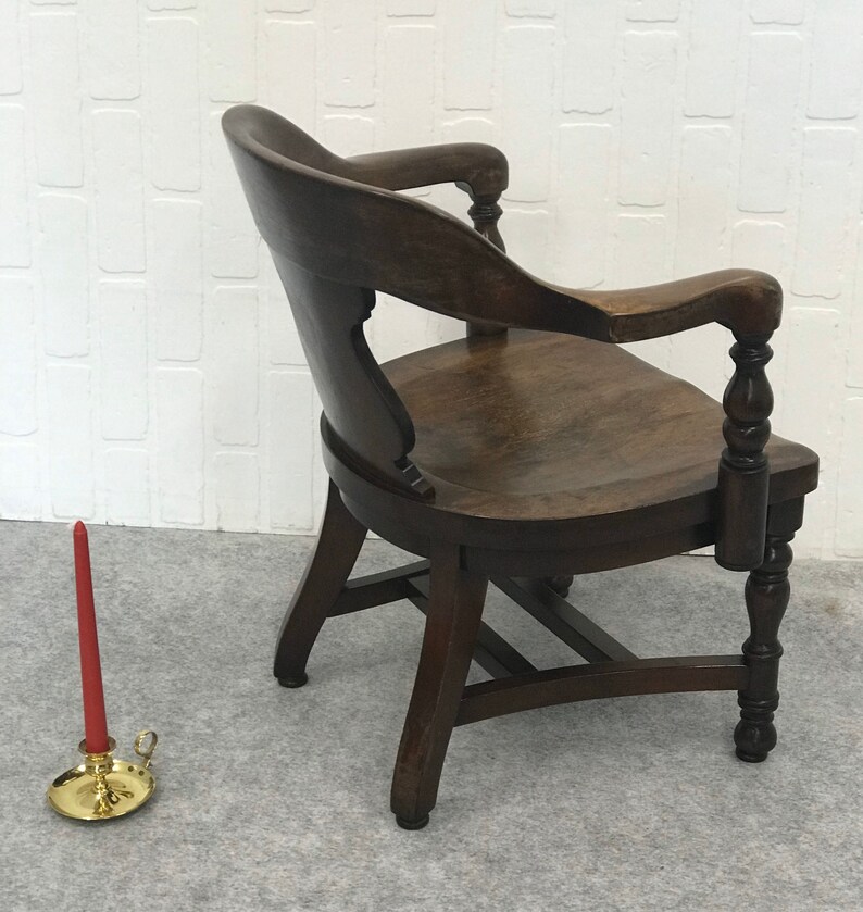 Child's Gunlocke Library Chair/ Child Size Bankers Etsy