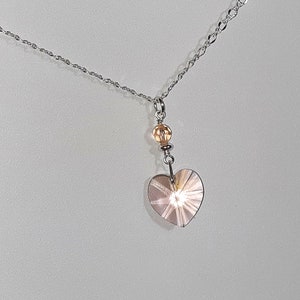 Swarovski Heart pendant necklace. Sweet and simple for your Valentine