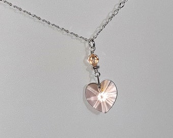 Swarovski Heart pendant necklace. Sweet and simple for your Valentine