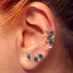 Boucle d'oreille sans perçage à porter avec ou sans boucle d'oreille !