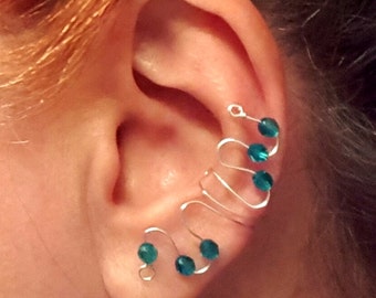 No Pierce Ear Climber wear with or without a pierced earring!