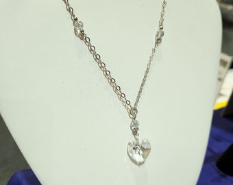 Swarovski Heart pendant necklace. Sweet and simple for your Valentine