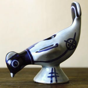 Mid-Century Ceramic Bird Candleholder by Søholm, Denmark 1960s