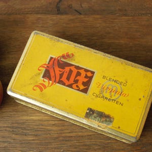 tin can old cigar tin