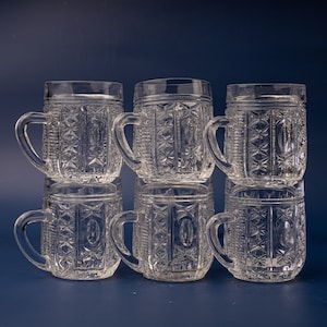 Waterford crystal mugs vintage Punch cups Old fashioned glass beer stein Mulled wine glasses