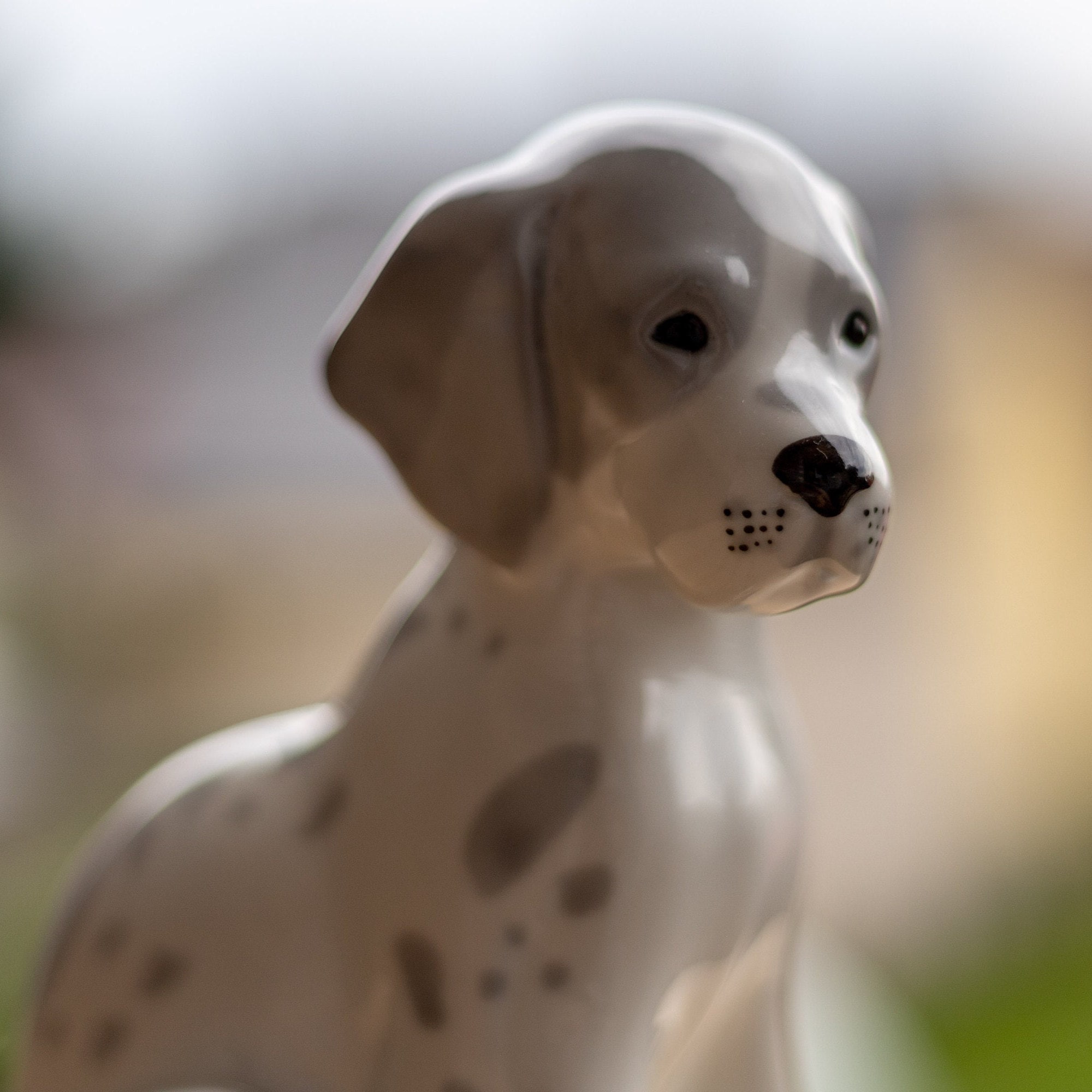 ヴィンテージ LFZ 磁器製ダルメシアンの置物：コレクター向け陶器の