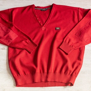 Vintage PAUL and SHARK Wool Sweater: 90s Yachting Knit Jumper XXL