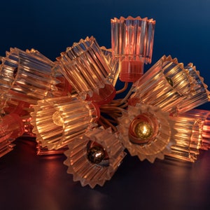 Vintage USSR Christmas Garland Lights: Retro Tree Decor