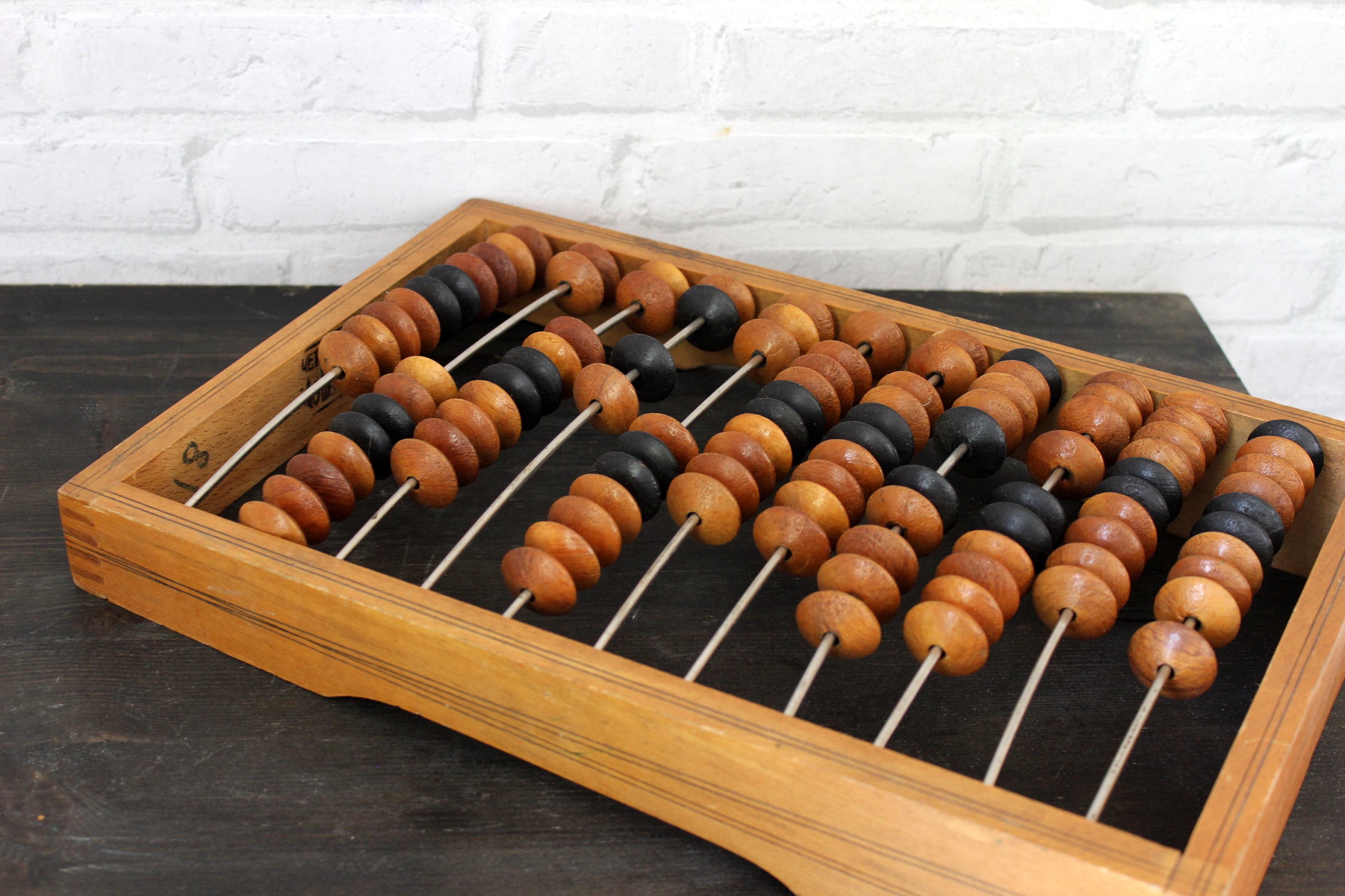 Vintage wooden abacus Antique abacus Large wood abacus Vintage | Etsy