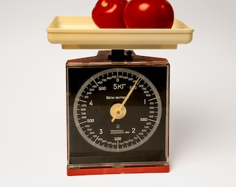 Vintage Kitchen Scales: USSR Farmhouse Decor, Working Condition