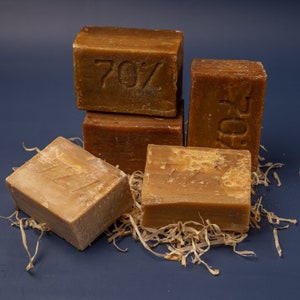 Vintage laundry soap bar Natural laundry detergent vintage household soaps 70 - 72%