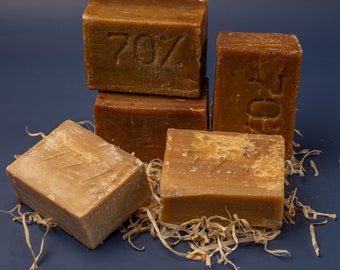 Vintage Laundry Soap Bar: 70% Natural Detergent, USSR Era