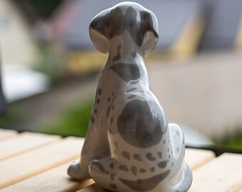 ヴィンテージ LFZ 磁器製ダルメシアンの置物：コレクター向け陶器の