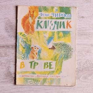 Old books in Russian fairy tale Used childrens books Preschool toddler baby book