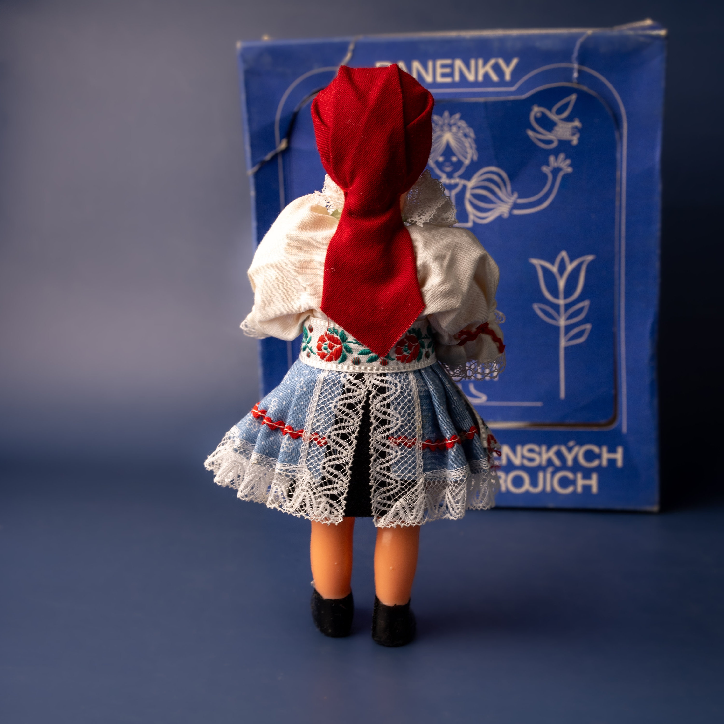 Vintage Czech Folk Art Dolls: Lidova Tvorba Rubber Dolls in Box - Etsy