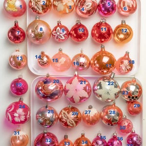Boule de Noël en Verre Transparent Gris foncé (Lot de 6