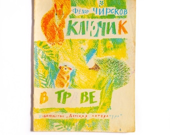 Old books in Russian fairy tale Used childrens books Preschool toddler baby book