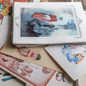 Vintage USSR-ephemera-pakket: 50+ muziekbladen en boekpagina&#39;s voor ongewenste tijdschriften