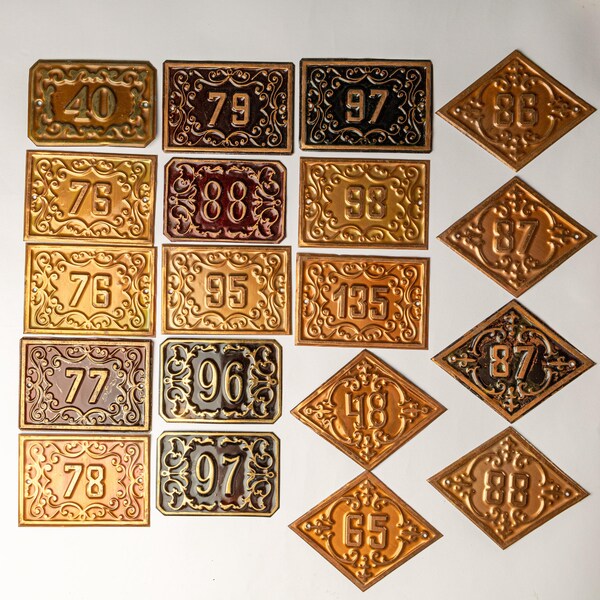 Apartment Number Plaque - Etsy - House Number Plaques For Apartment Homes