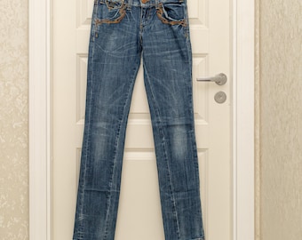 Miss Sixty Low Rise Slim fit Jeans Mod. Sandwich: Y2K Stretch Denim (W26 L34)