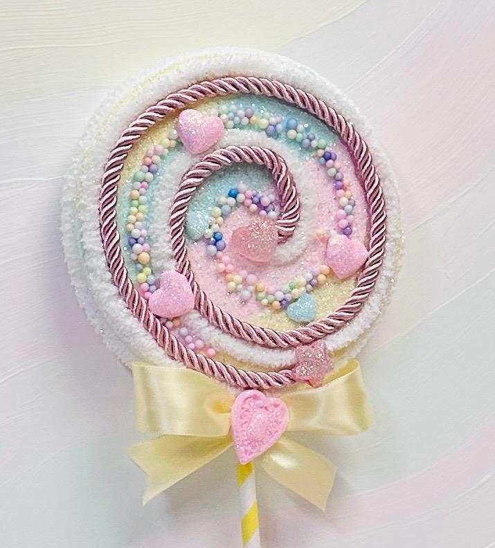Lollipop Pastel 3 Color Candy Land With Candy Bits
