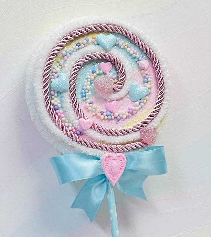 Lollipop Pastel 3 Color Candy Land With Candy Bits