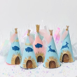 Teepee 4 Inch Table Decoration Two Wild One Birthday