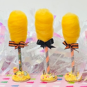 Halloween Small Village Cotton Candy Tree 6 Inch