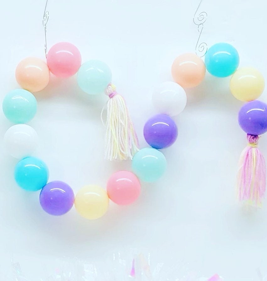 Large Pastel Gumball Garland Candy Land Tree 3 Foot
