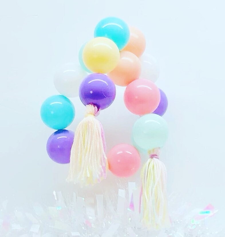 Large Pastel Gumball Garland Candy Land Tree 3 Foot