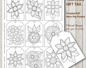 Hippie coloring page | Etsy