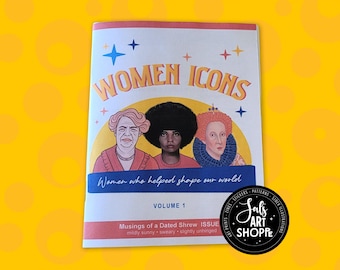 Feminist Zine, Women Icons, Feminism Mini Zine, Booklet of Woman's Accomplishments