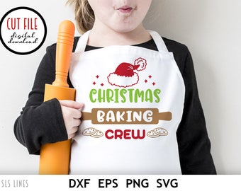 Christmas Baking SVG - Christmas Baking Crew PNG - Christmas Food Cut File