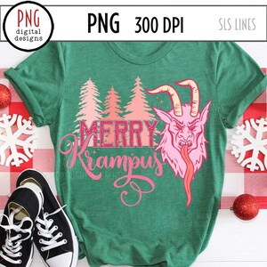 Krampus Sublimation, Merry Krampus PNG, Nordic Design, Creepy Christmas PNG, Scandinavian Christmas