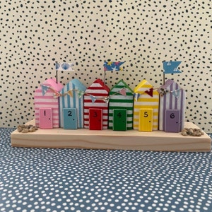 Mini Wooden Beach Huts | Handmade Seaside Ornament | Unusual Birthday Gift | New Home Gift | Beach Hut Home Decor | Coastal Sailing Boat