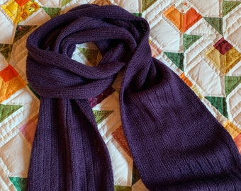 Purple scarf