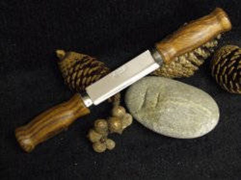 Bushcraft Draw Knife small, woodworking, wood carving, Etsy 日本