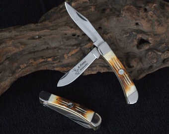 Cuchillo de bolsillo de 2 hojas