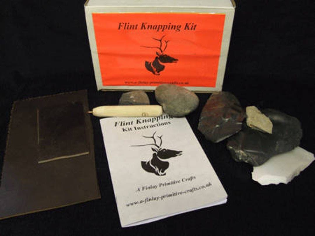 Handmade Flint Knapping Tool Kit - DIY 