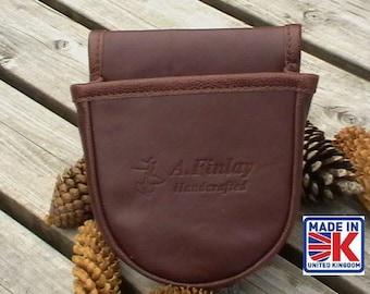 Leather Shooting Cartridge Bag Pouch Clay Pigeon Skeet Shell Shooters down the line hunting