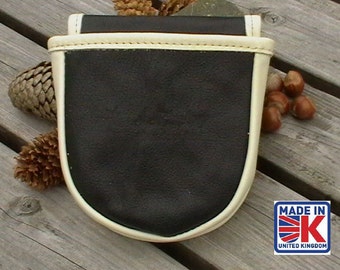 Cuir Cartouche de Tir Sac Pochette Clay Pigeon Skeet Shell Shooters en bas de la ligne de chasse