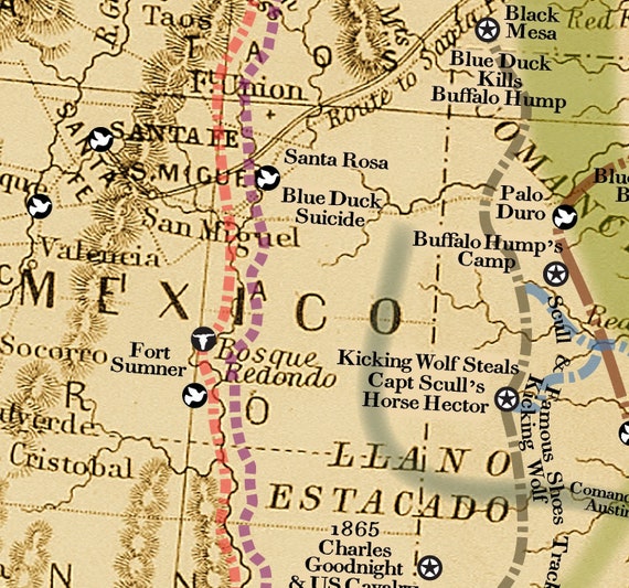 Comanches Map