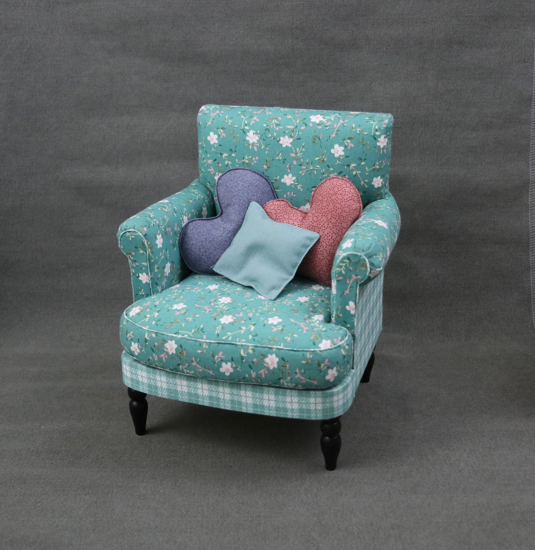 1/4 Scale Upholstered Doll Chair for Ball Jointed Dolls Etsy