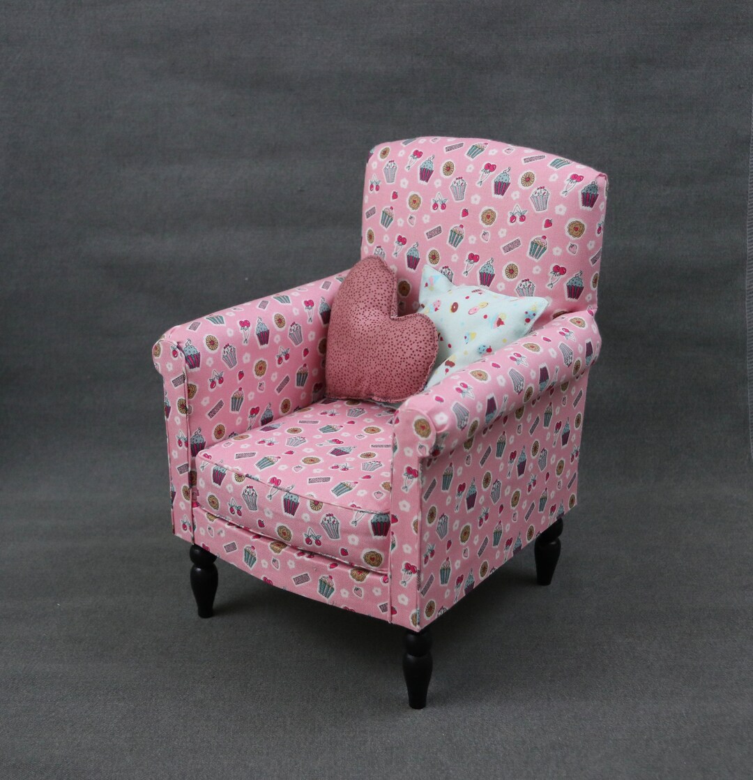 1/4 Scale Upholstered Doll Chair for Ball Jointed Dolls Etsy