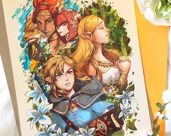 Zelda: Breath of the Wild  - Print